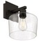 Access Lighting Port Nine Chardonnay, Chardonnay LED Wall Sconce, Matte Black Finish, Seeded Glass 63144LEDDLP-MBL/SDG - alternate 2